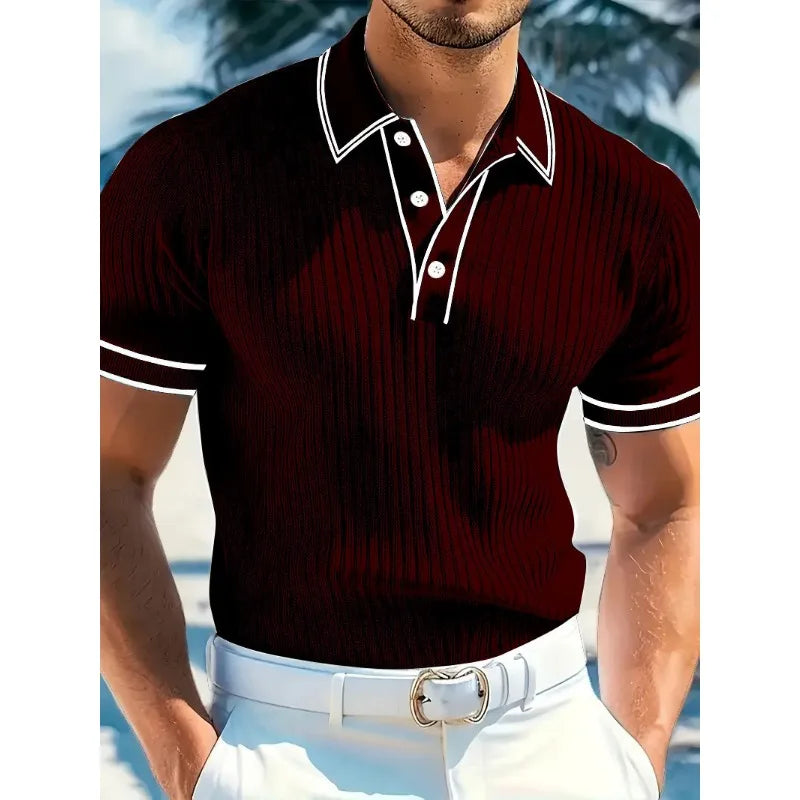 Camisa Polo Masculina de Verão