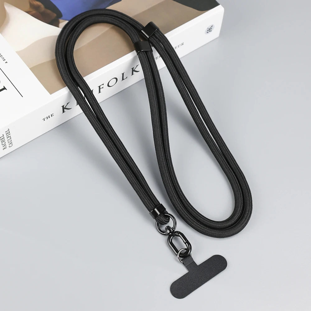 Cordão universal para telefone, colar crossbody, alça ajustável para iphone