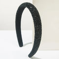 Tiara de cabelo acolchoada com esponja brilhante, acessórios para cabelo adulto
