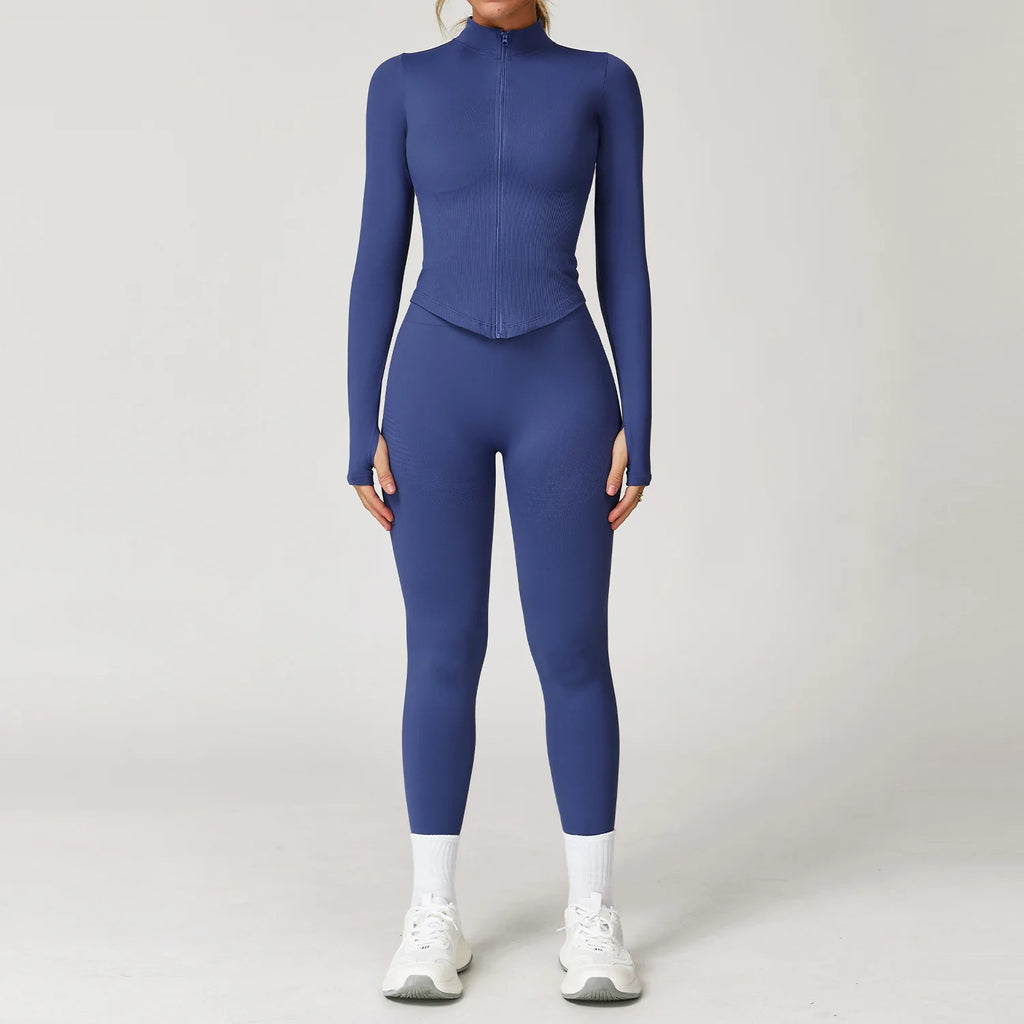 2/3/4 pçs conjunto de yoga roupas de ginásio roupas esportivas sem costura leggings