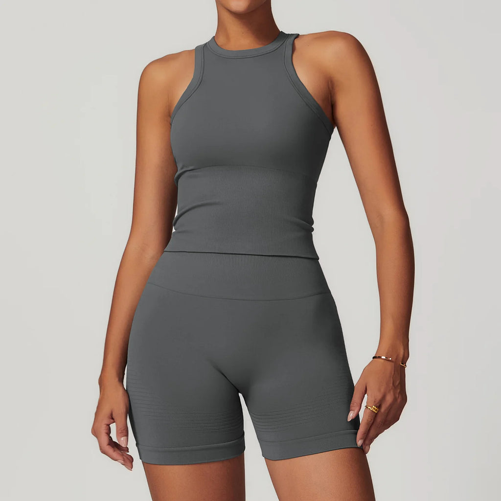 2/3/4 pçs conjunto de yoga roupas de ginásio roupas esportivas sem costura leggings