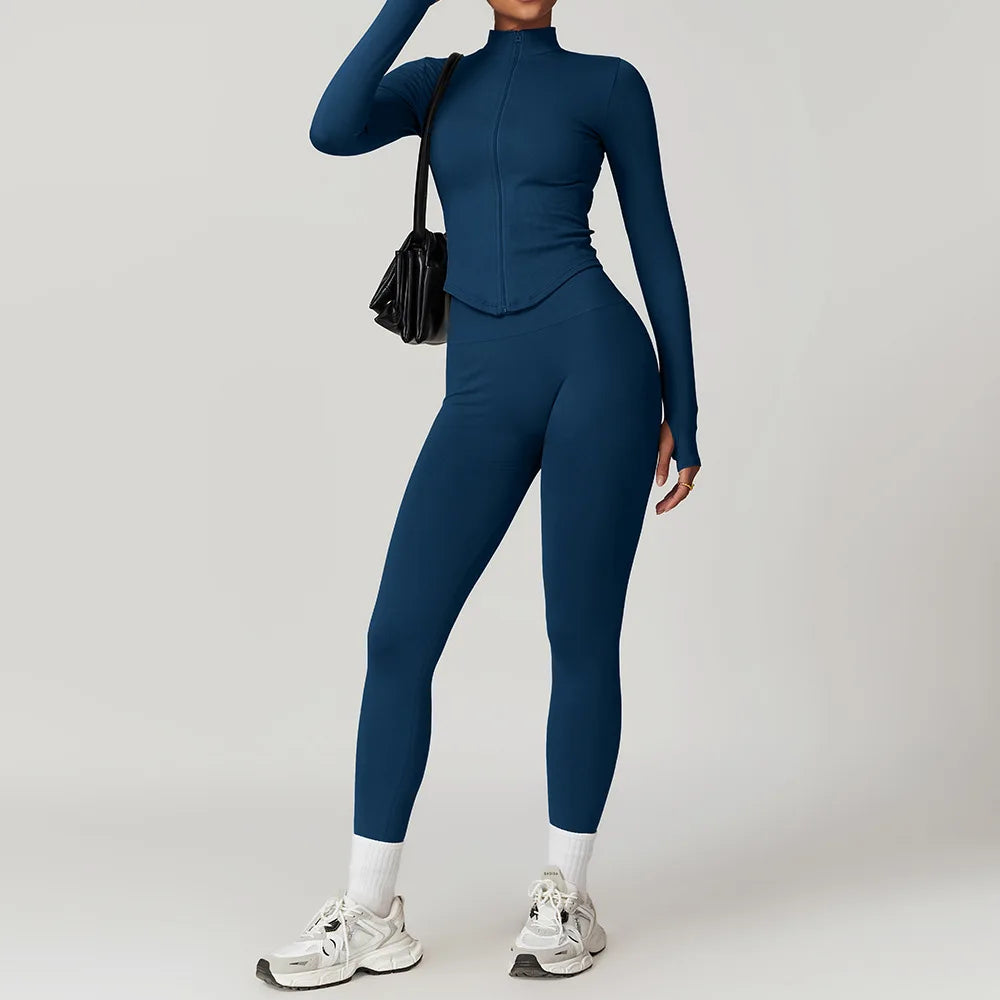 2/3/4 pçs conjunto de yoga roupas de ginásio roupas esportivas sem costura leggings