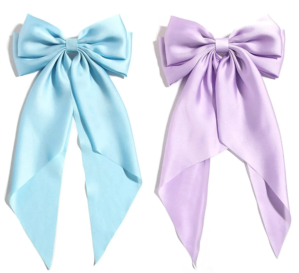 Monocromático Clip de cabelo , Grande Bowknot Presilhas