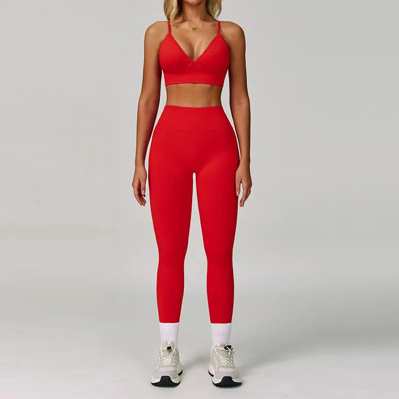 2/3 pçs conjunto de yoga e treino