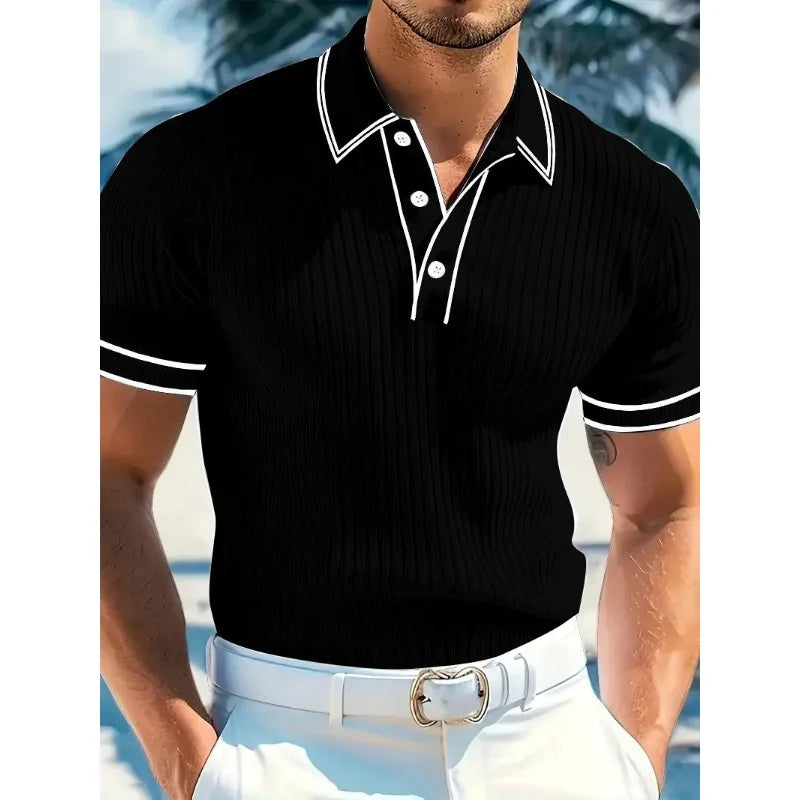Camisa Polo Masculina de Verão