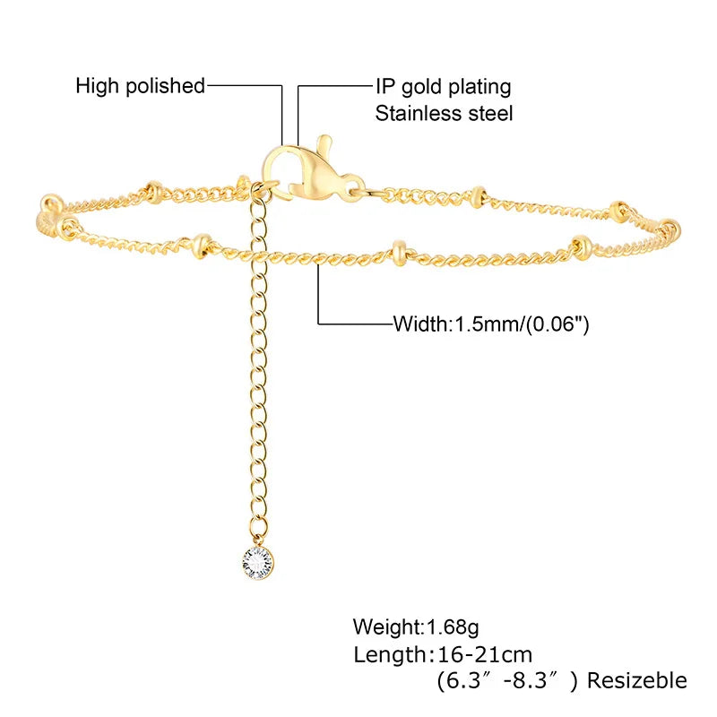 Pulseira de pérolas elásticas de 10 mm para mulheres joias