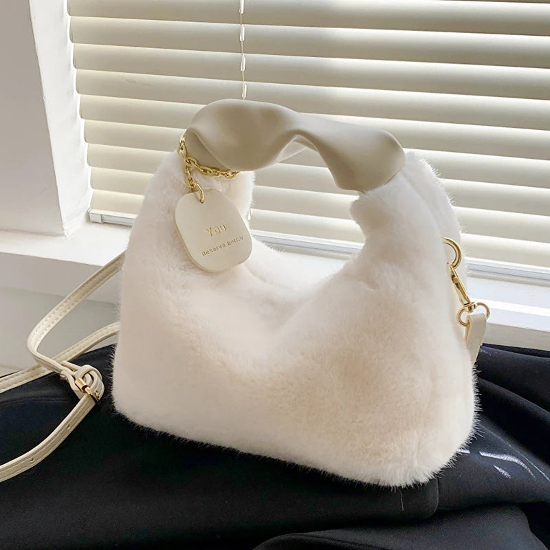 bolsas de pelúcia alça franzida pequena