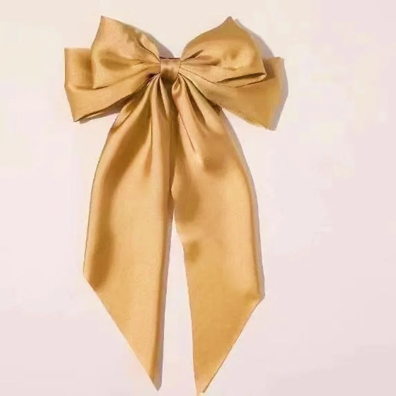 Monocromático Clip de cabelo , Grande Bowknot Presilhas