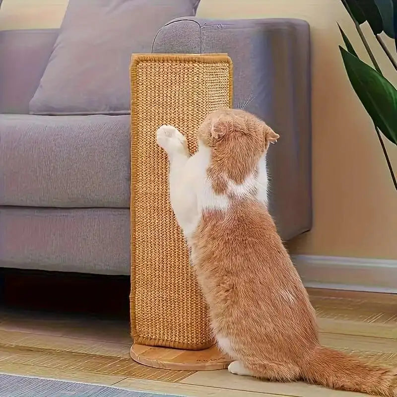 1pc durável corda de cânhamo gato e coelho placa de arranhar-sem bagunça sofá design de segurança, adesivo invisível mágico, exercício multi-camada