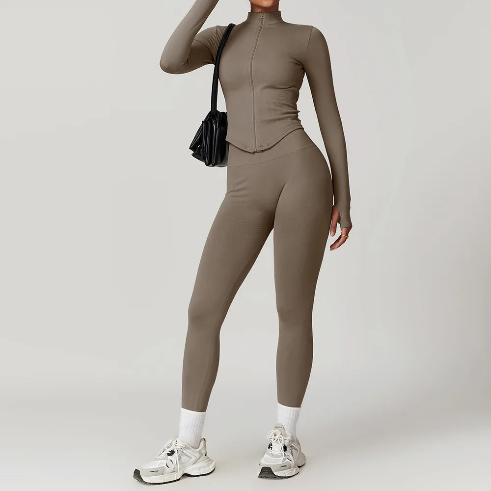 2/3/4 pçs conjunto de yoga roupas de ginásio roupas esportivas sem costura leggings