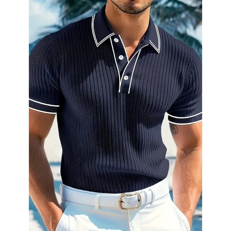 Camisa Polo Masculina de Verão