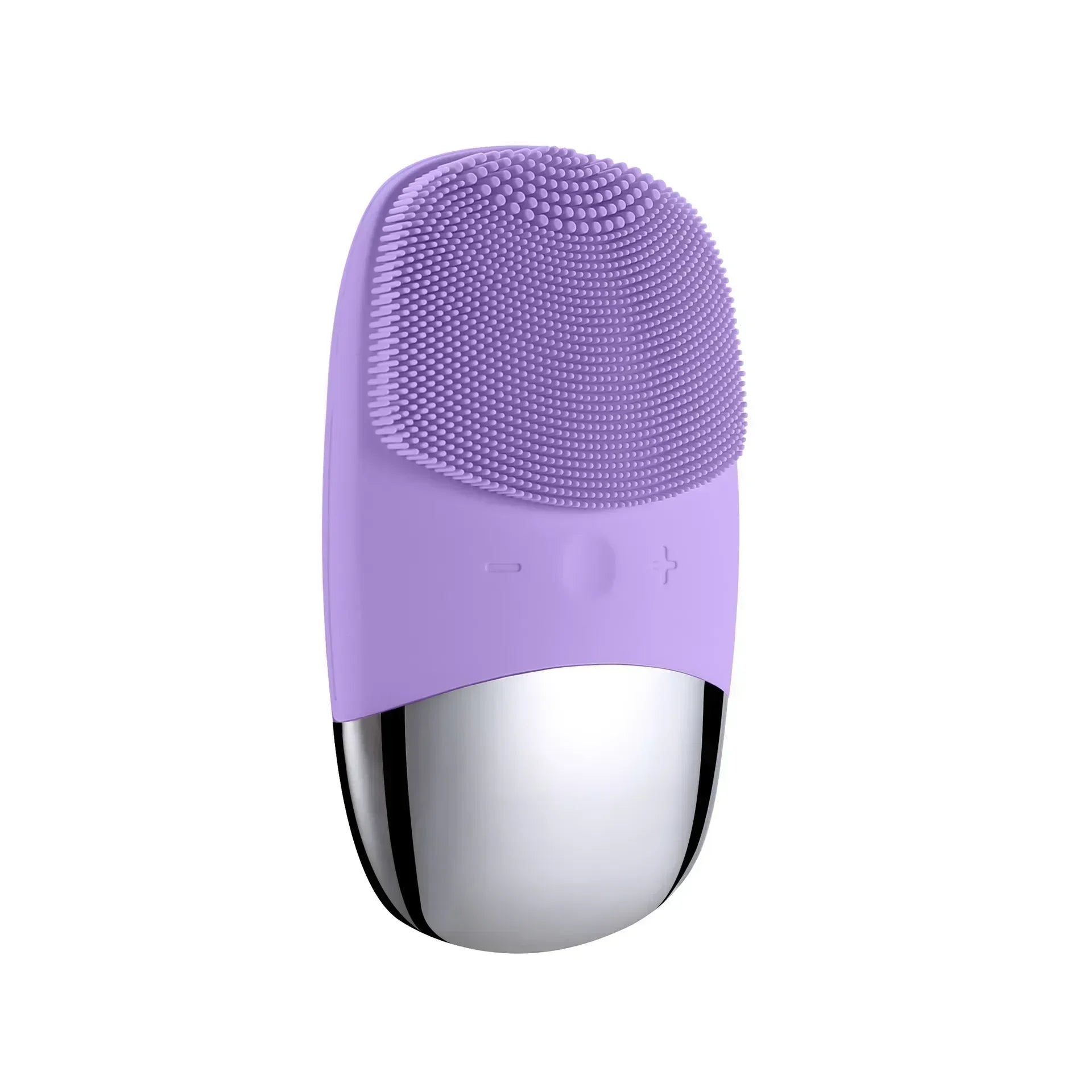 Escova elétrica de limpeza facial, silicone ipx7, à prova d'água