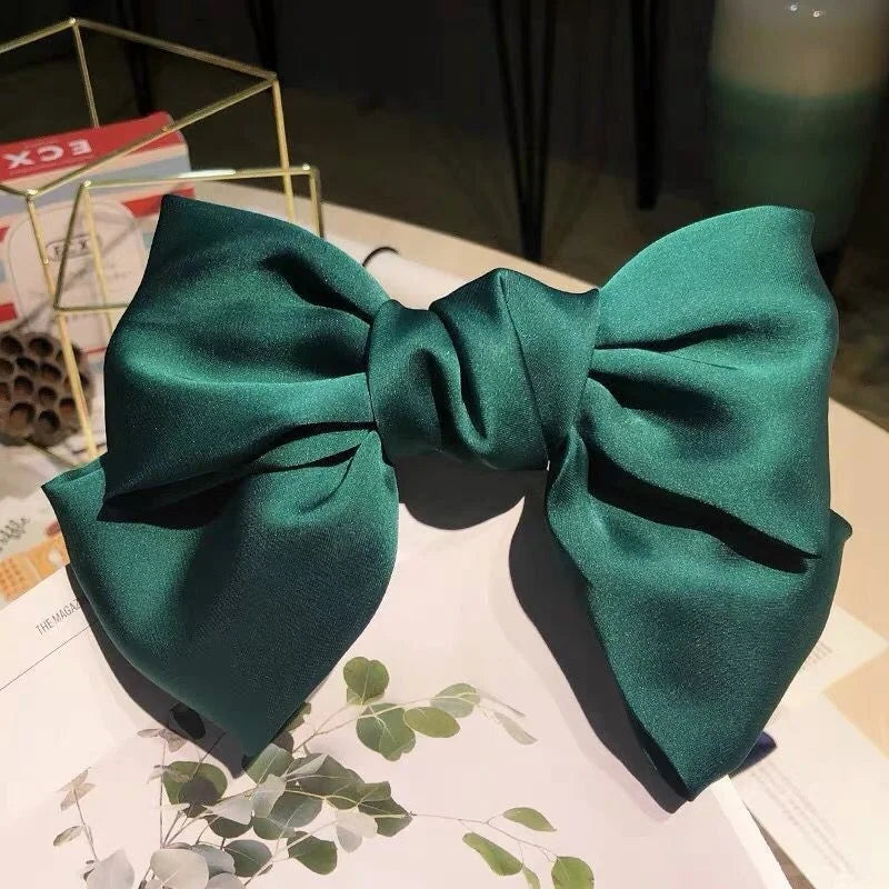 Monocromático Clip de cabelo , Grande Bowknot Presilhas