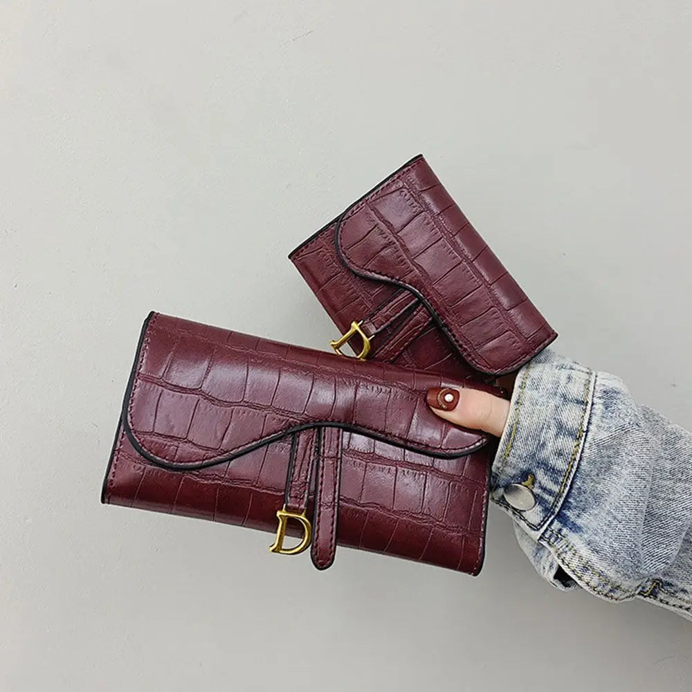 Marca designer carteira feminina de luxo