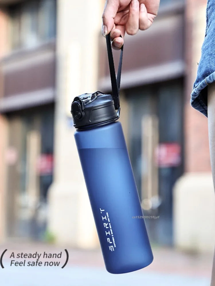 Garrafa de água de 750ml com marcador de tempo