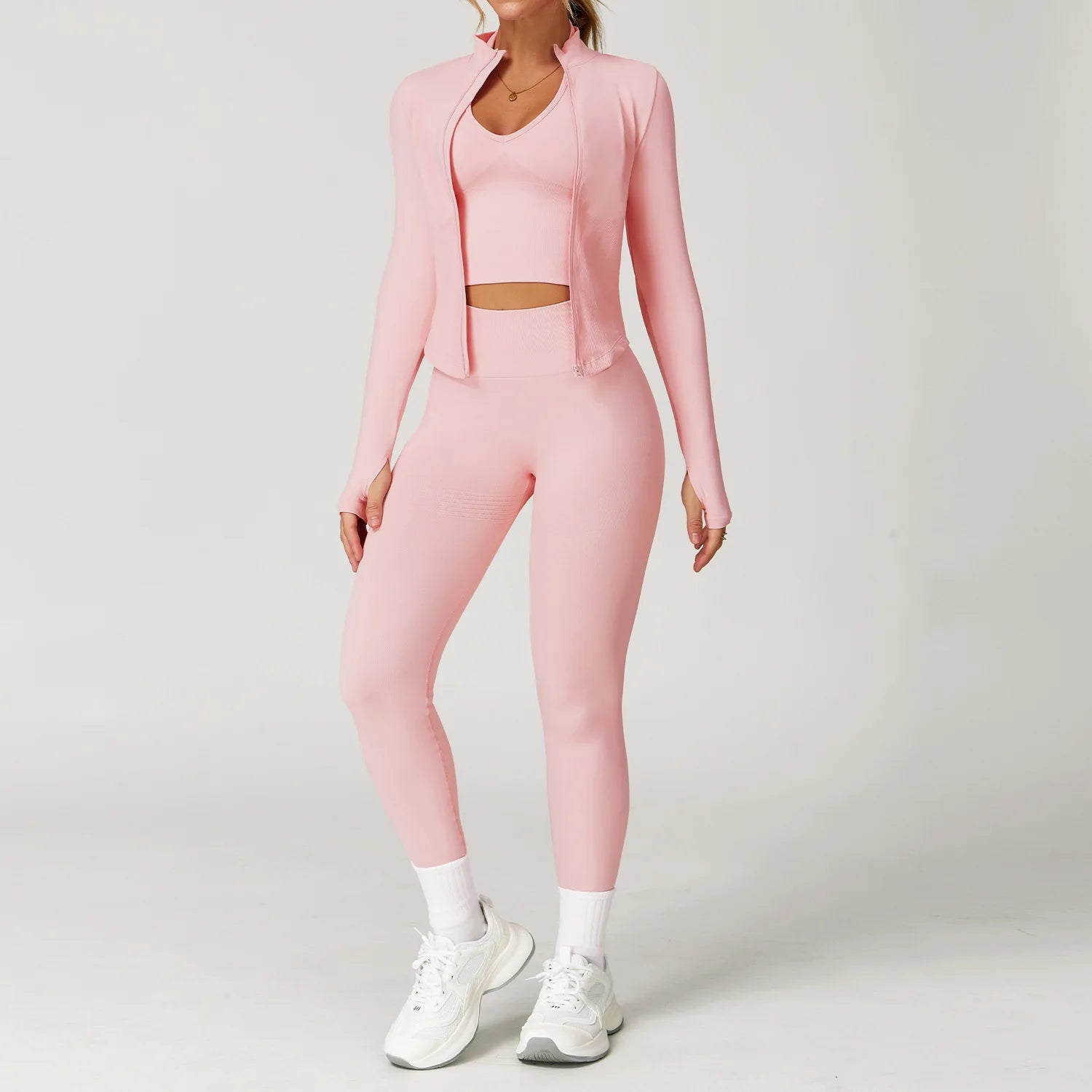2/3/4 pçs conjunto de yoga roupas de ginásio roupas esportivas sem costura leggings