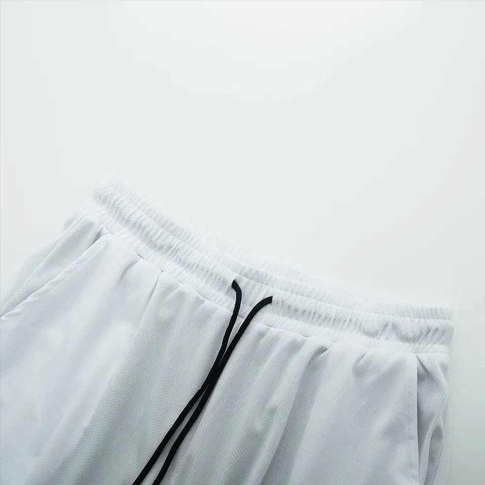 Calções Esportivos Dois-em-Um Masculino, Respirável, Casual, Secagem Rápida, Dupla Camada, Corrida, Bottoms de Roupa Esportiva, Verão, M-3XL