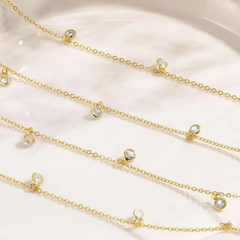 cintura corrente feminina moda cristal