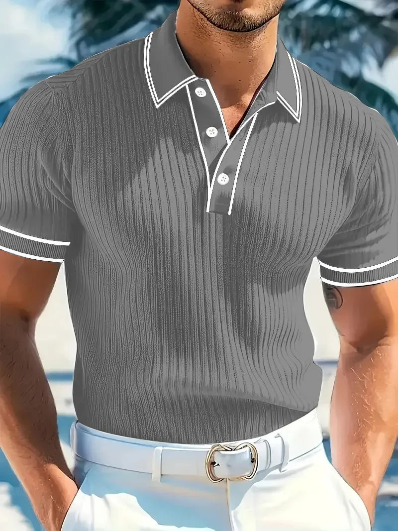 Camisa Polo Masculina de Verão