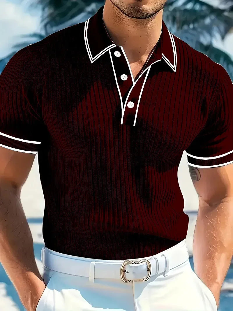 Camisa Polo Masculina de Verão