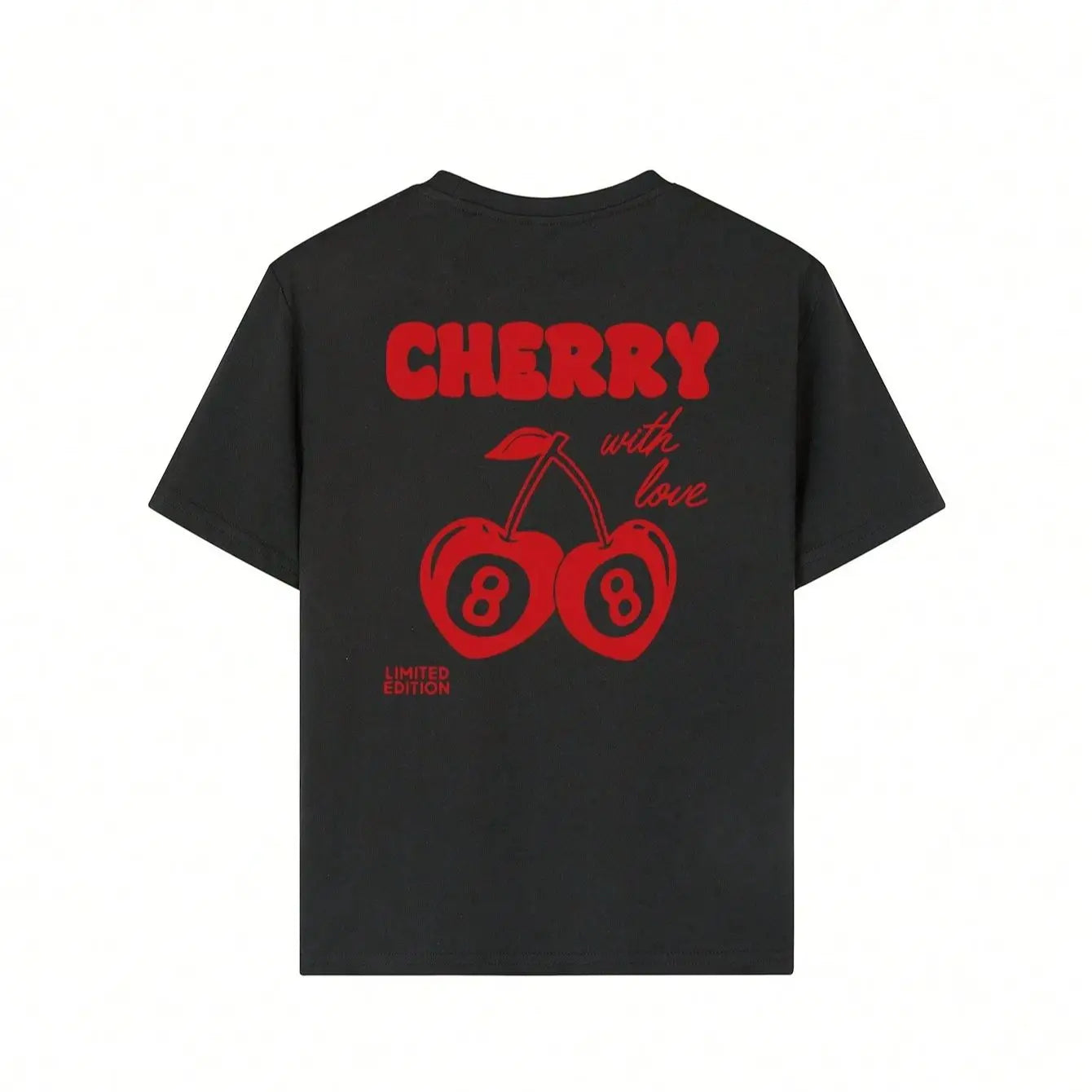 Camiseta com Estampa de Cereja