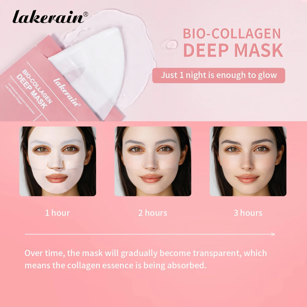 Bio-colágeno máscara facial profunda encolher poros hidratação profunda