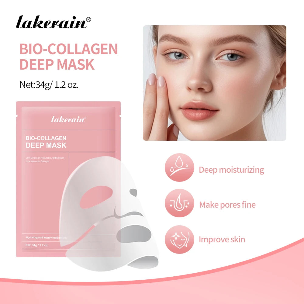 Bio-colágeno máscara facial profunda encolher poros hidratação profunda