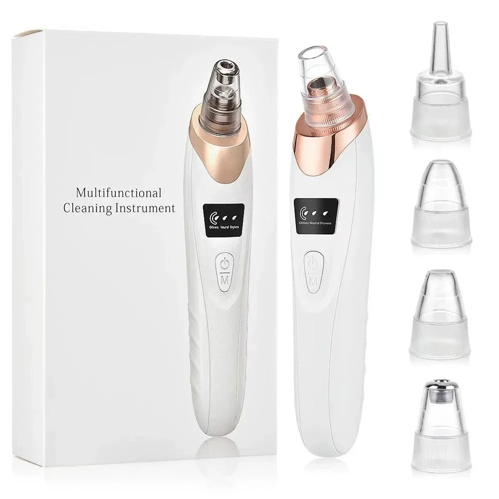 Removedor de Cravos a Vácuo, Limpador Facial de Poros, Dispositivo Elétrico para Remoção de Acne e Espinhas