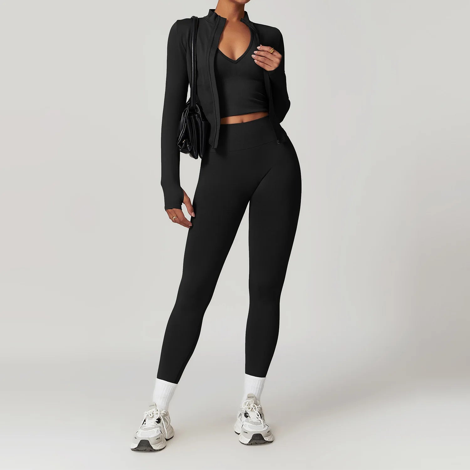 2/3/4 pçs conjunto de yoga roupas de ginásio roupas esportivas sem costura leggings