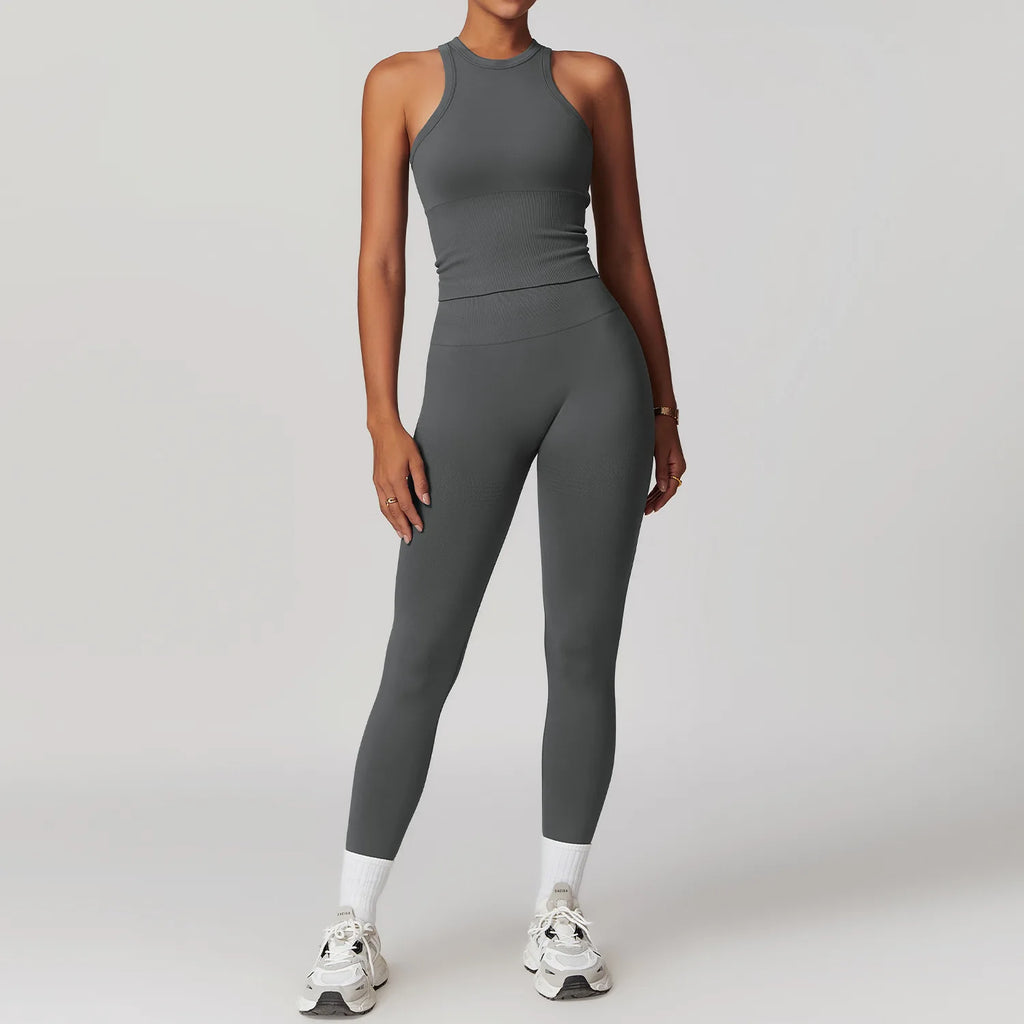 2/3/4 pçs conjunto de yoga roupas de ginásio roupas esportivas sem costura leggings
