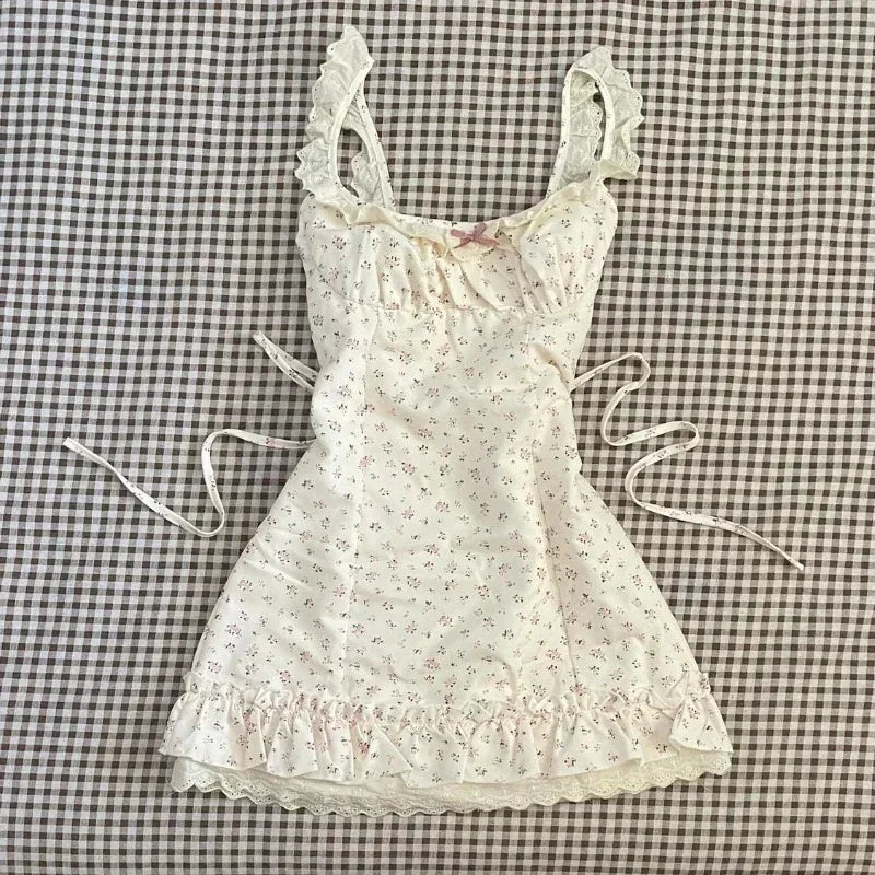 mini vestido feminino suave tiras retalhos sem mangas