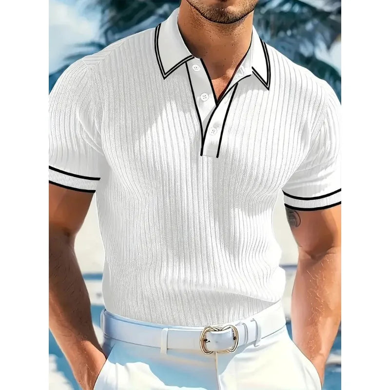 Camisa Polo Masculina de Verão
