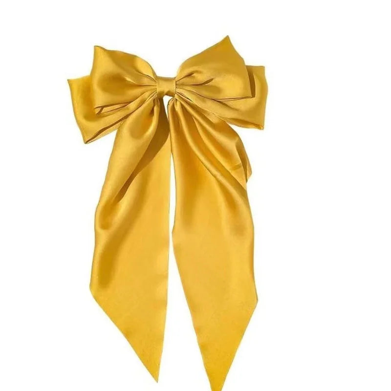Monocromático Clip de cabelo , Grande Bowknot Presilhas