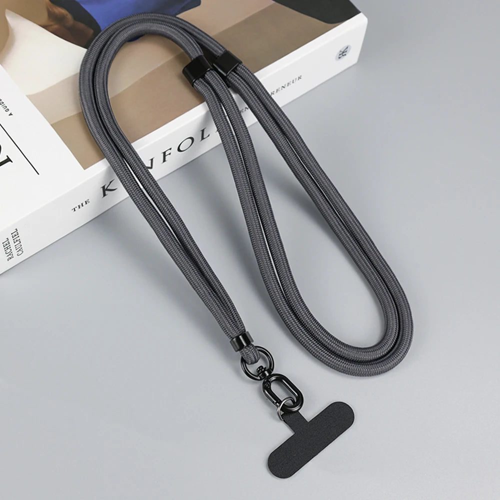 Cordão universal para telefone, colar crossbody, alça ajustável para iphone