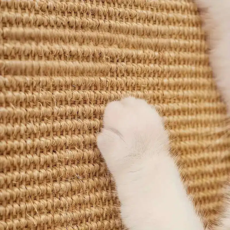 1pc durável corda de cânhamo gato e coelho placa de arranhar-sem bagunça sofá design de segurança, adesivo invisível mágico, exercício multi-camada