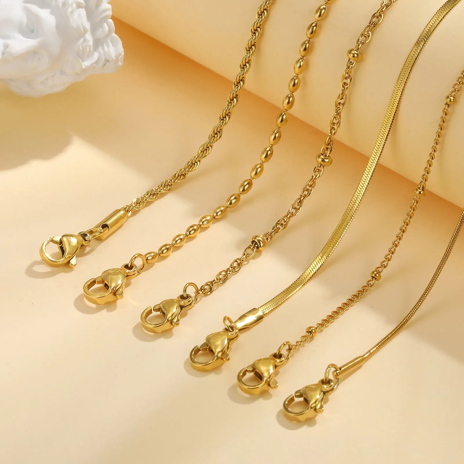 Pulseira de pérolas elásticas de 10 mm para mulheres joias