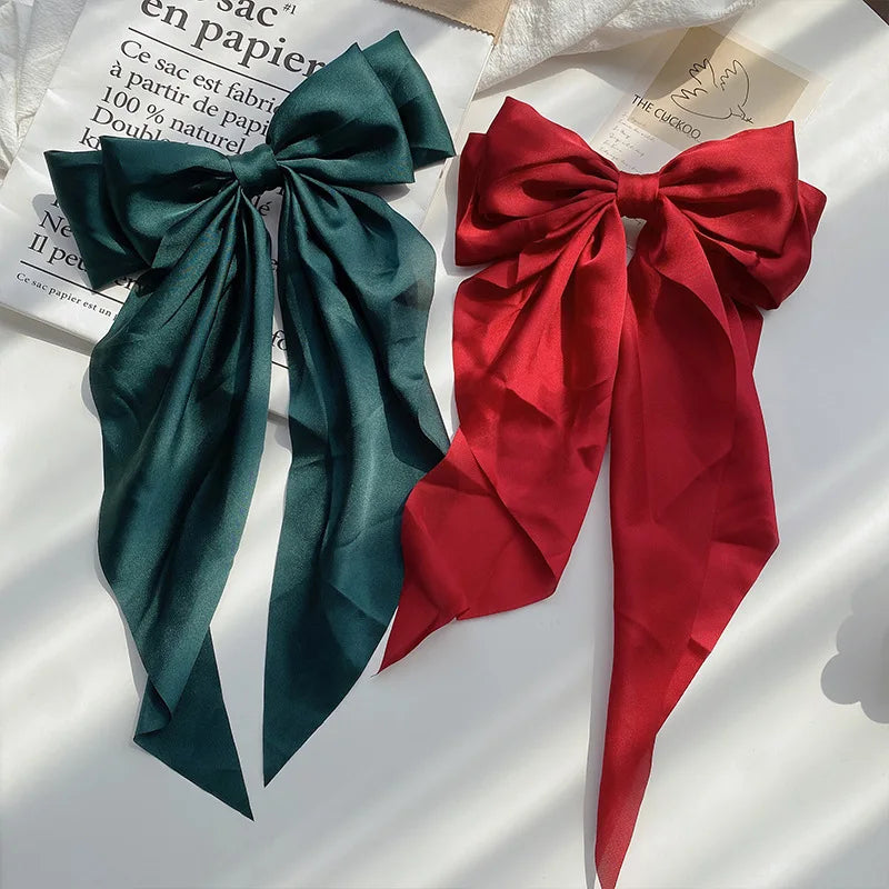 Monocromático Clip de cabelo , Grande Bowknot Presilhas