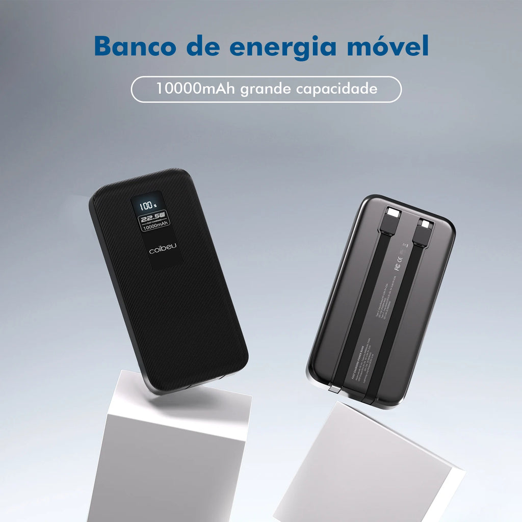 Powerbank， Powerbank 10000mah， Powerbak， Power Bank Portátil， Bateria Portátil， Pilhas Recarregáveis， Coibeu, 23W