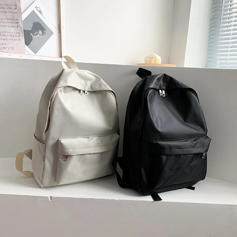 Mochila estudantil de grande capacidade para homens e mulheres