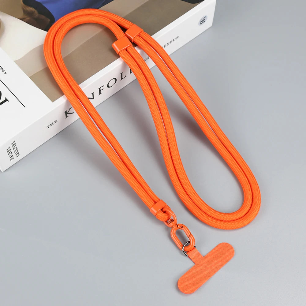 Cordão universal para telefone, colar crossbody, alça ajustável para iphone