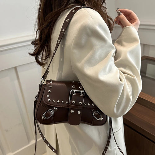 bolsa de ombro y2k design luxo